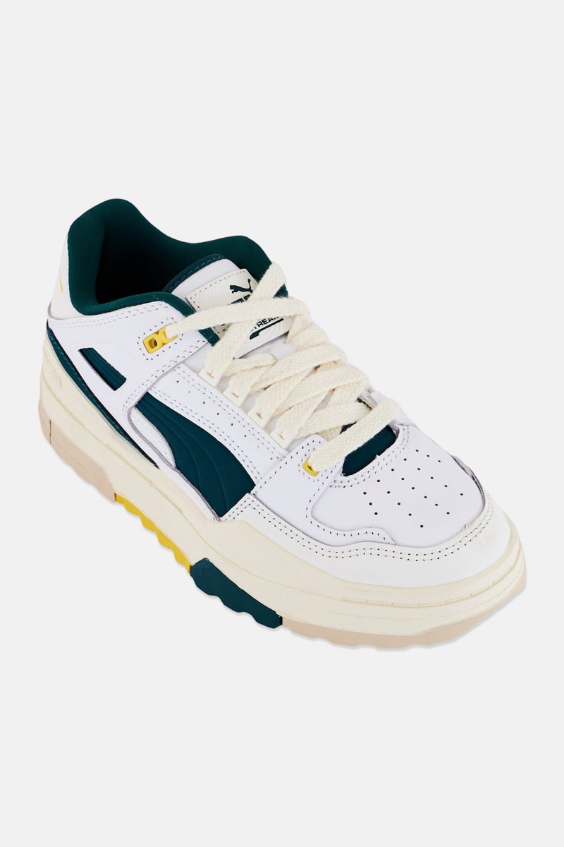 PUMA Kids Boy Slipstream Lace Up Outdoor Shoes, White - Image 1